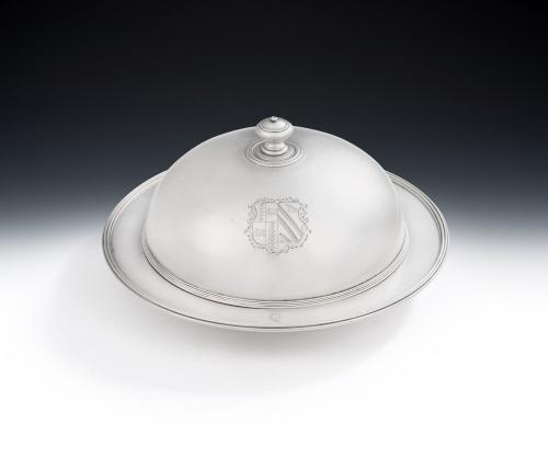 A very rare George III Muffin Dish and Cover made in London in 1807 by Robert Garrard