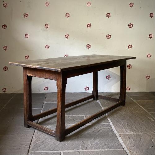 Welsh oak dining table