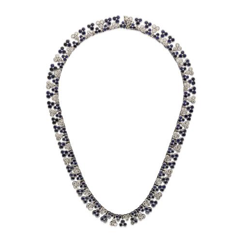 Bulgari Sapphire And Diamond Collar Necklace
