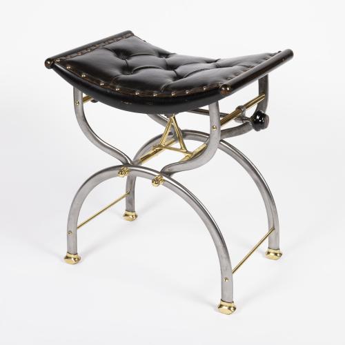 Stool of adjustable height by Hare & Sons of Birmingham