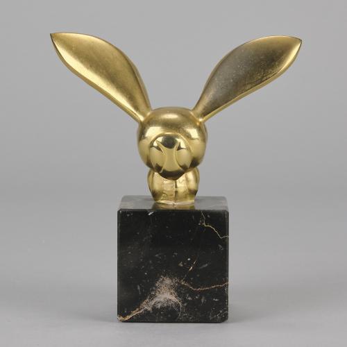 Gilt bronze car mascot entitled "Bumble Bee Car Mascot" by G Lachaise