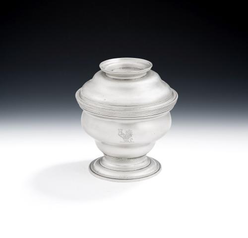 A very fine George II Combination Sugar Bowl or Spoon Tray made in London in 1753 by Samuel Taylor