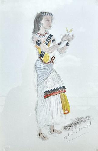 Oliver Messel - Egyptian Costume Design for Caesar and Cleopatra, 1945