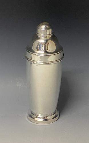Sterling silver cocktail shaker c1970