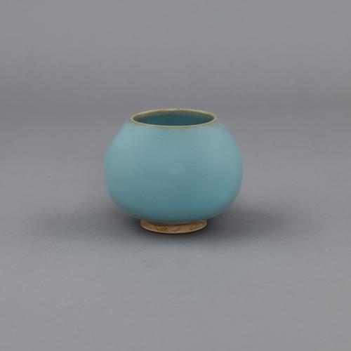 Chinese ceramic Jun ware lotus-bud form waterpot, jixin’guan, Northern Song dynasty, Jun kilns, Henan province, 11th – 12th century.