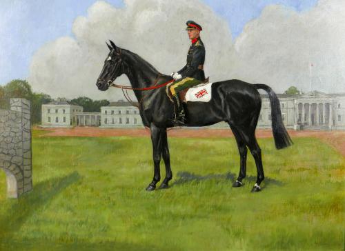 Portrait of British Equestrian Team Showjumper Brigadier ‘Monkey’ Blacker, 1961