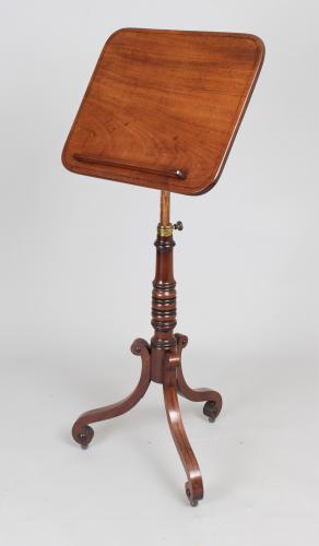Regency period mahogany reading table