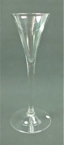 plain stem taosting glass