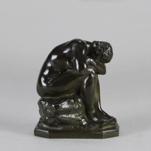 Late 19th Century bronze entitled 'La Verité Meconnue' by Aime-Jules Dalou