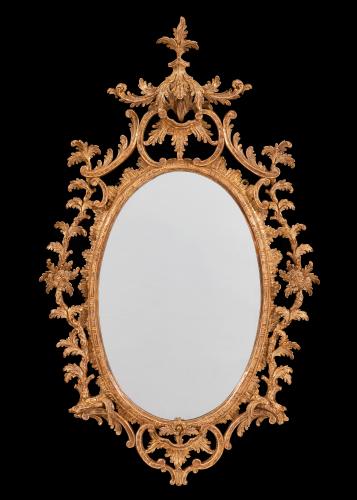 18th Century Oval Mirror