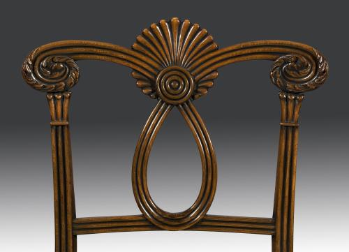 Set of 4 Regency Chairs - back detail