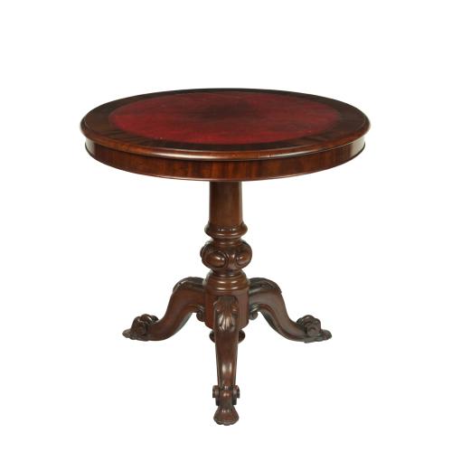 Victorian mahogany revolving display table