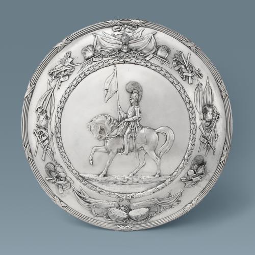 William IV Presentation Shield, London, 1834 by Paul Storr