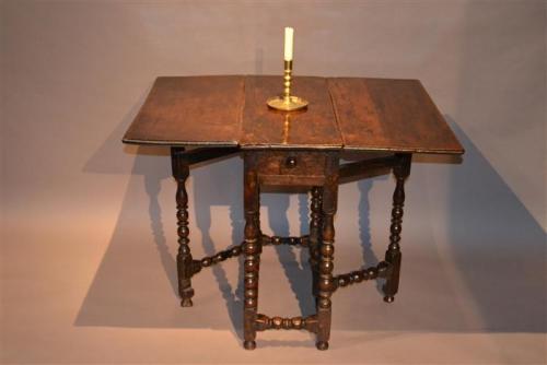 late 17th century oak gateleg table