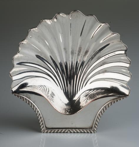 Old Sheffield Plate Scallop Shell