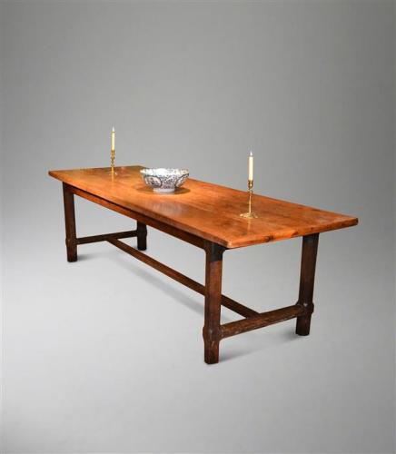 George III ash farmhouse refectory table