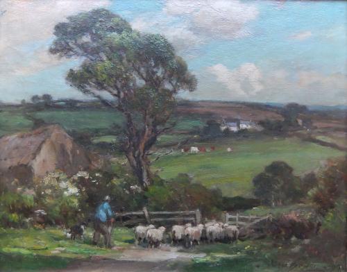 oil painting Yorkshire Landscape Owen Bowen