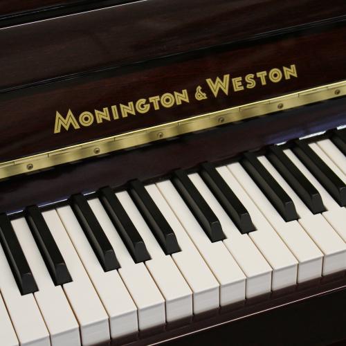 Monington and Weston 108cm dark mahogany nameboard