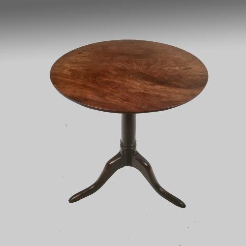 George II mahogany tripod table