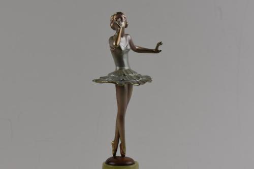 Art Deco bronze figure by Josef Lorenzl Le Baiser