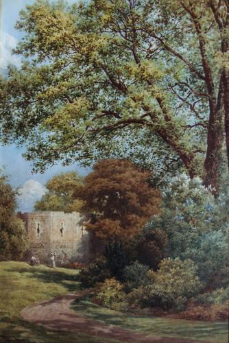 Tom Dudley "The Multangular Tower" watercolour