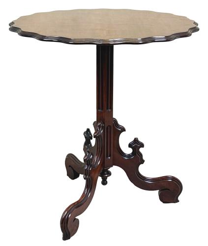 French 19th Century Mahogany Lamp Table