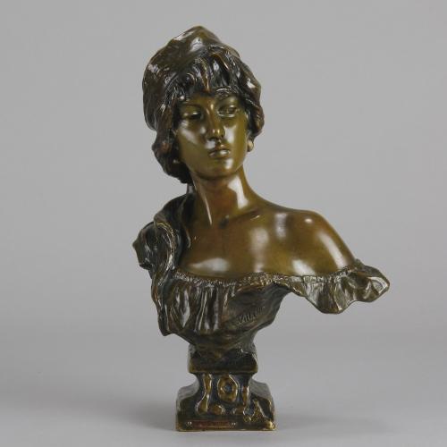 19th Century Art Nouveau Bronze entilted "Lola" by Emmanuel Villanis