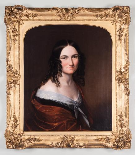A Young Woman's Portrait by J.S. Barker 