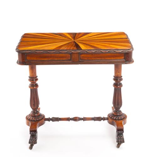 Ceylonese specimen wood table