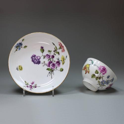 Meissen teabowl and saucer