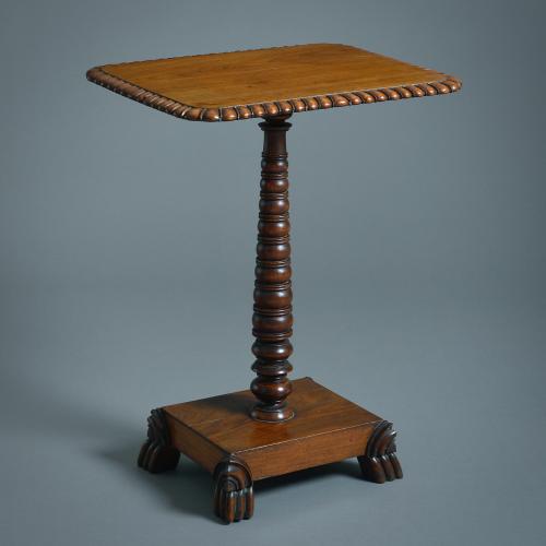 Anglo-Indian Indian rosewood lamp table