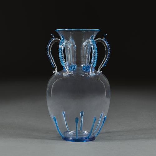 A Murano Glass Vase After Seguso