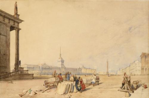 The Admiralty Square, St Petersburg, Alfred Gomersal Vickers 1810-1837