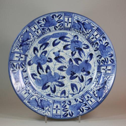 Japanese blue and white dish
