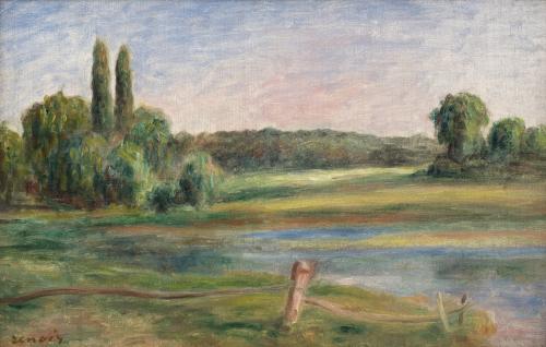 Paysage à la Barrière - Pierre-Auguste Renoir (1841 - 1919)