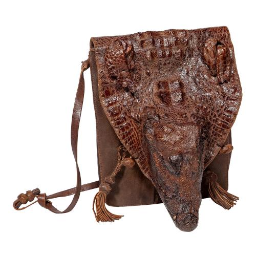 Crocodile Skin Shoulder Bag, 1920