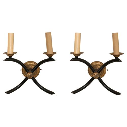 Contemporary Empire Style Wall Sconces