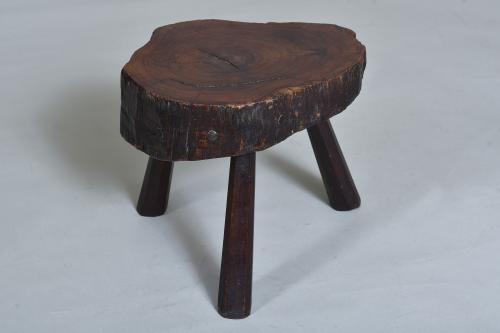 Yew wood stool
