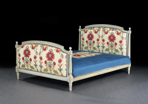 Louis XVI Carved and Painted Bed
