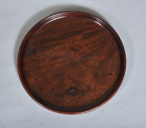 Georgian Mahogany circular tray