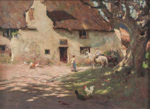Arrival at the Farmyard, Fred Hall