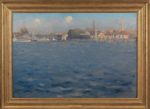 Blue Thames, End of Summer Afternoon, Chelsea, Theodore Casimir Roussel