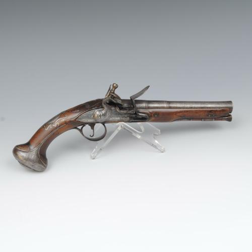 An 18th Century Flintlock Holster Pistol by Richards