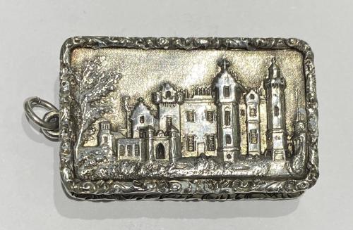 Castle top Abbotsford silver vinaigrette 1836 Taylor and Perry