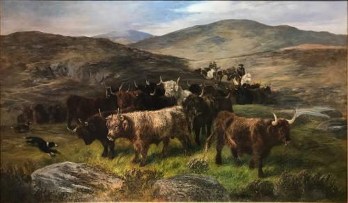'Highland Drovers' by Edward R Breach