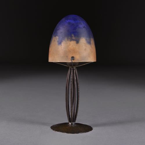 A Fine Art Nouveau Lamp by Daum