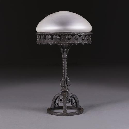 A Fine Large Desk Lamp by Louis Majorelle