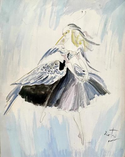 Cecil Beaton - Ballet Costume Design for Le Pavillon - 1936