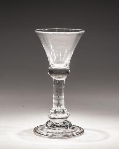 A Baluster Wine with Flared Bowl
