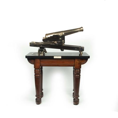museum model of a civil defence traversing cannon